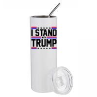 I Stand With Trump Usa Election Stainless Steel Tumbler