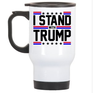 I Stand With Trump Usa Election Stainless Steel Travel Mug