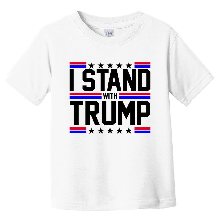 I Stand With Trump Usa Election Toddler T-Shirt