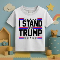 I Stand With Trump Usa Election Toddler T-Shirt