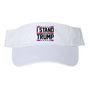 I Stand With Trump Usa Election Valucap Bio-Washed Visor