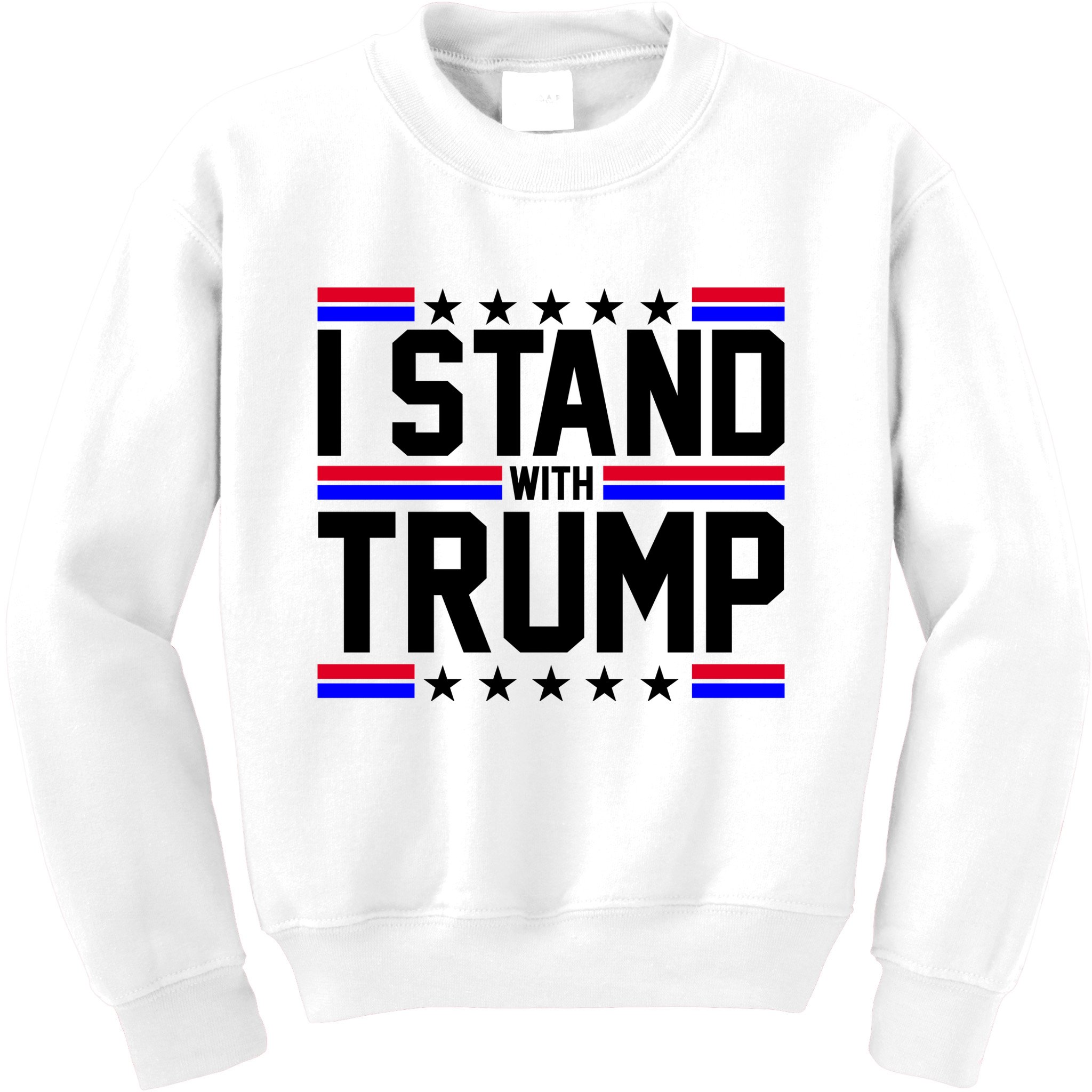 I Stand With Trump Usa Election Kids Sweatshirt