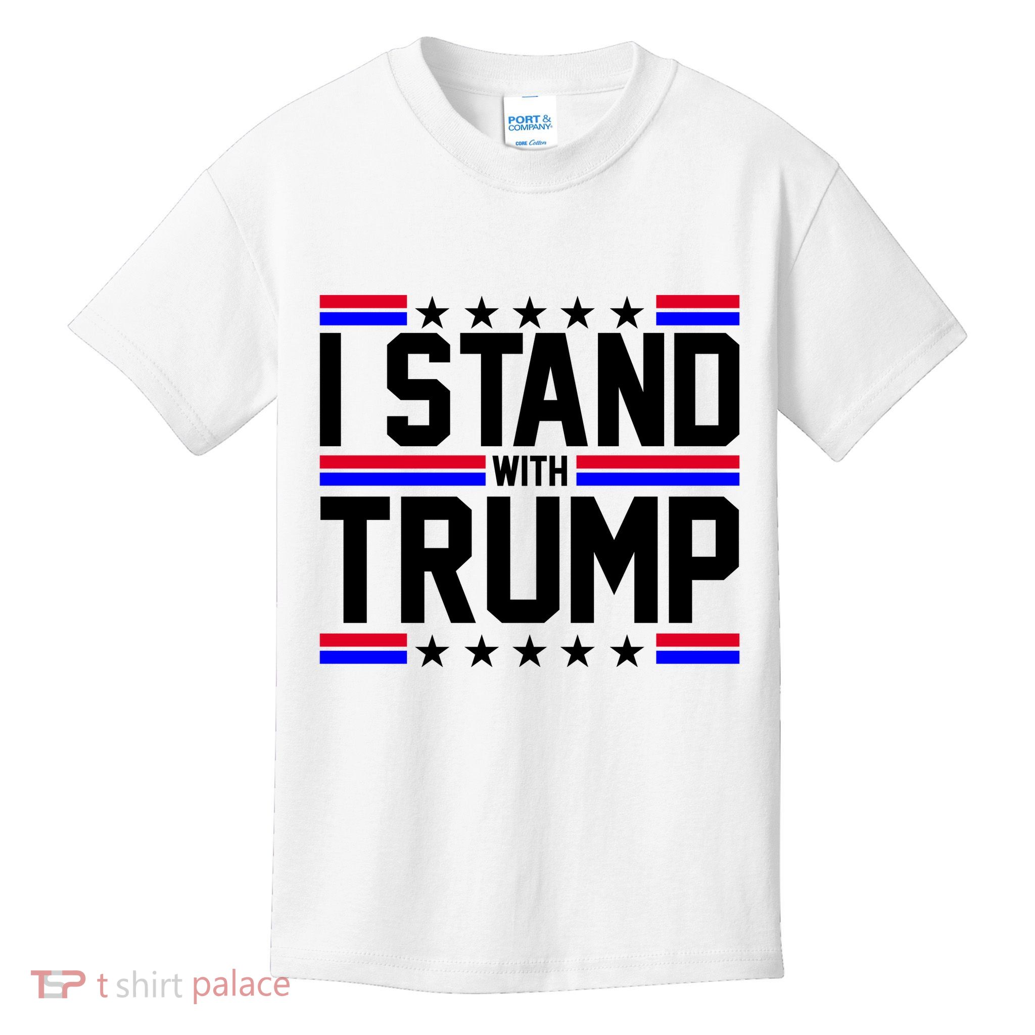 I Stand With Trump Usa Election Kids T-Shirt