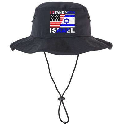 I Stand With Israel Israeli Palestinian Conflict Pro Israel Legacy Cool Fit Booney Bucket Hat