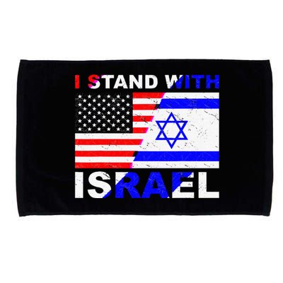 I Stand With Israel Israeli Palestinian Conflict Pro Israel Microfiber Hand Towel