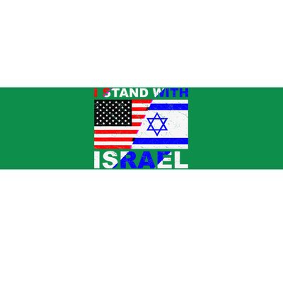 I Stand With Israel Israeli Palestinian Conflict Pro Israel Bumper Sticker