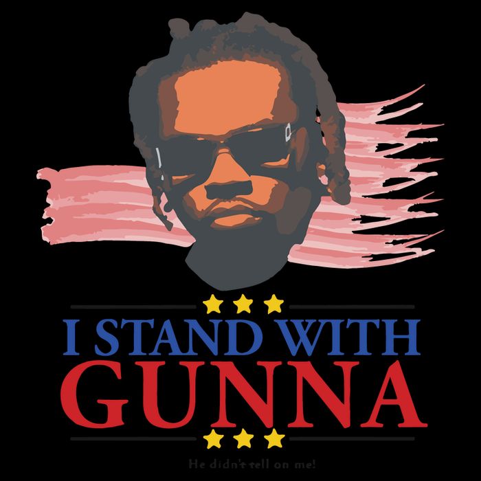 I Stand With Gunna He Didn’t Tell On Me 16oz Travel Tumbler