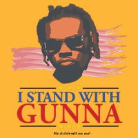 I Stand With Gunna He Didn’t Tell On Me Pom Pom 12in Knit Beanie