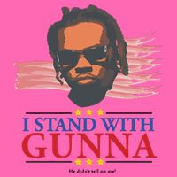 I Stand With Gunna He Didn’t Tell On Me Stripe Pom Pom Beanie