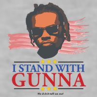 I Stand With Gunna He Didn’t Tell On Me Ladies PosiCharge Tri-Blend Wicking Tank