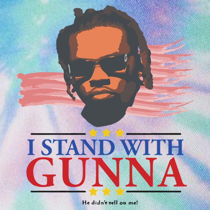 I Stand With Gunna He Didn’t Tell On Me Legacy Tie Dye Trucker Hat