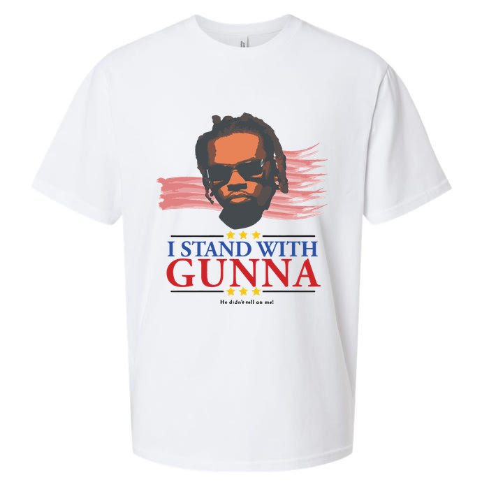 I Stand With Gunna He Didn’t Tell On Me Sueded Cloud Jersey T-Shirt