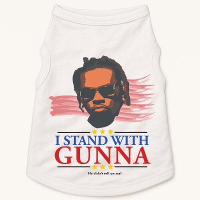 I Stand With Gunna He Didn’t Tell On Me Doggie Tank