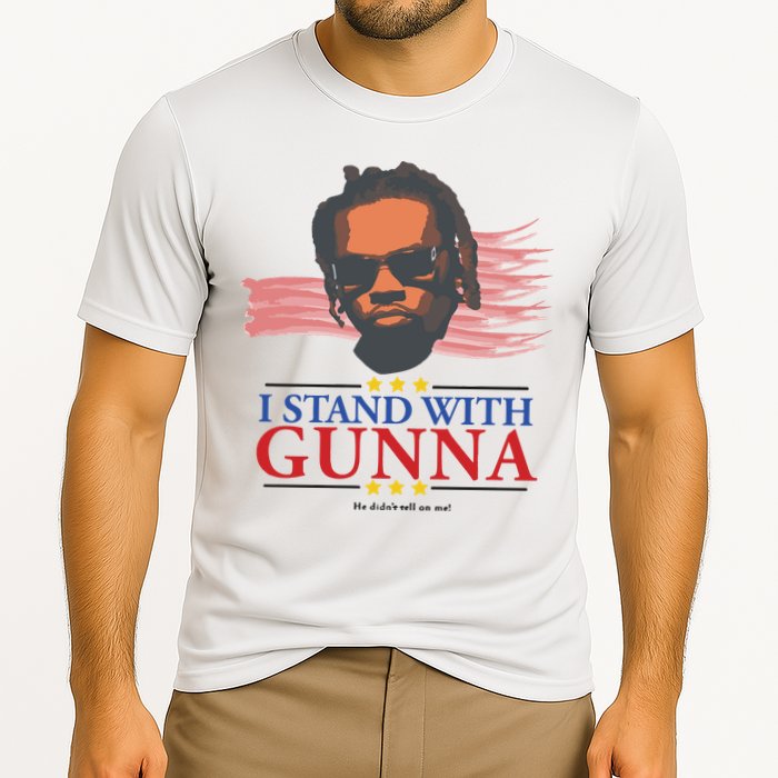I Stand With Gunna He Didn’t Tell On Me Performance Shirt