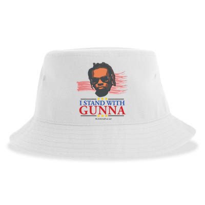 I Stand With Gunna He Didn’t Tell On Me Sustainable Bucket Hat