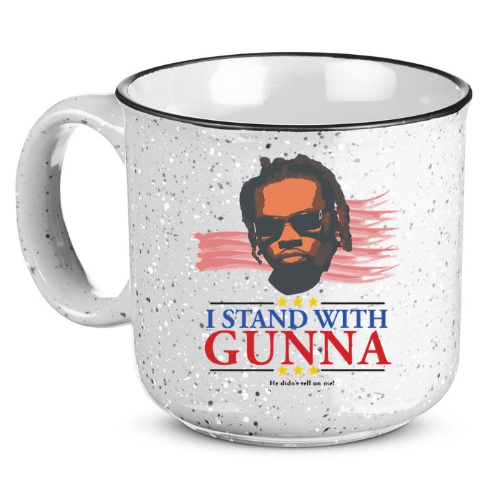 I Stand With Gunna He Didn’t Tell On Me 15oz Campfire Ceramic Mug