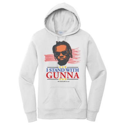 I Stand With Gunna He Didn’t Tell On Me Women's Pullover Hoodie