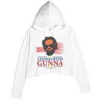 I Stand With Gunna He Didn’t Tell On Me Crop Fleece Hoodie