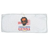 I Stand With Gunna He Didn’t Tell On Me Large Microfiber Waffle Golf Towel