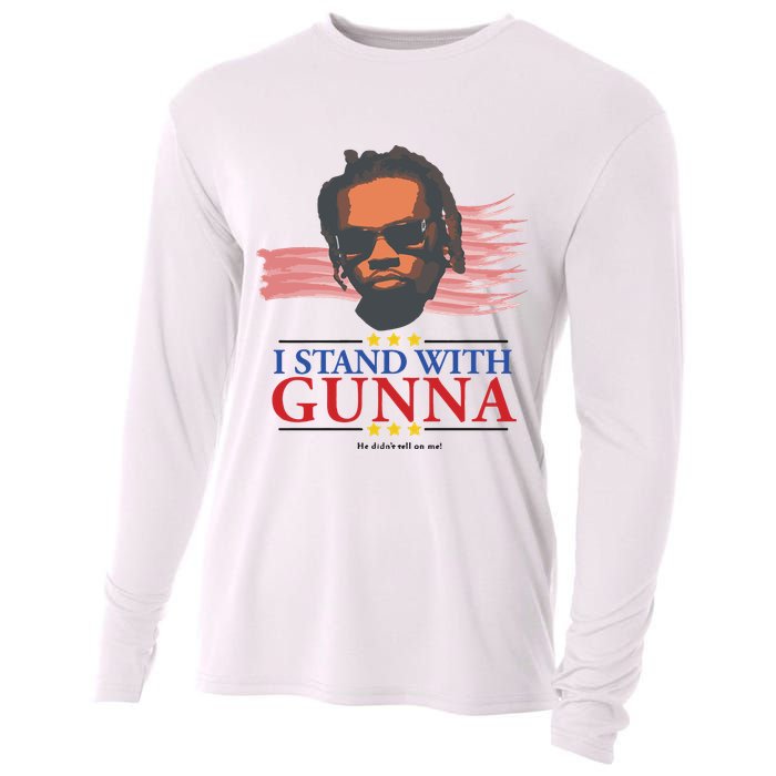 I Stand With Gunna He Didn’t Tell On Me Cooling Performance Long Sleeve Crew