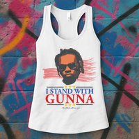 I Stand With Gunna He Didn’t Tell On Me Womens Tank Top