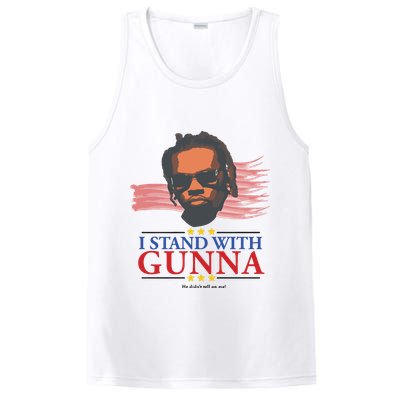 I Stand With Gunna He Didn’t Tell On Me PosiCharge Competitor Tank