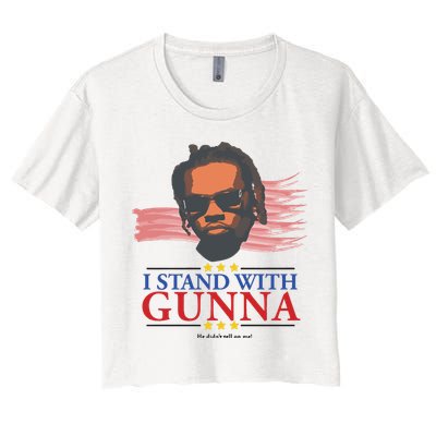 I Stand With Gunna He Didn’t Tell On Me Crop Top