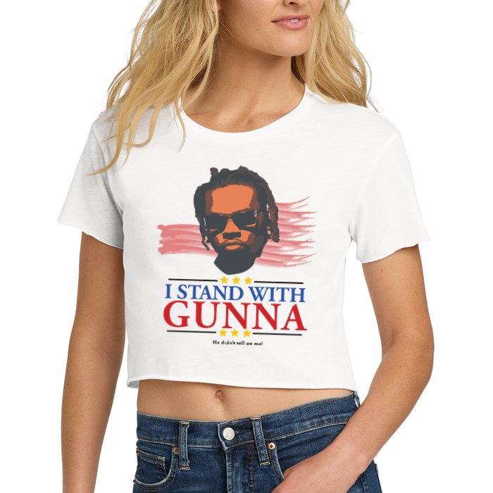 I Stand With Gunna He Didn’t Tell On Me Crop Top