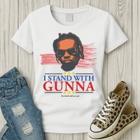 I Stand With Gunna He Didn’t Tell On Me Womens T-Shirt