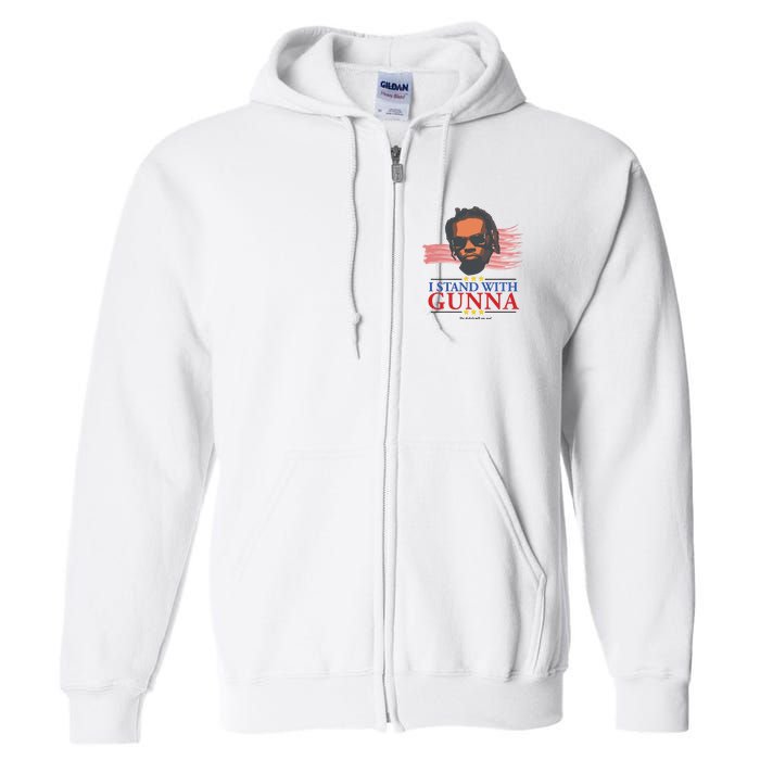 I Stand With Gunna He Didn’t Tell On Me Full Zip Hoodie