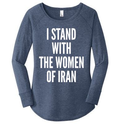 I Stand With The Of Iran Iranian Flag Freeiran Fist Gift Women's Perfect Tri Tunic Long Sleeve Shirt