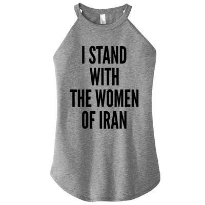 I Stand With The Of Iran Iranian Flag Freeiran Fist Gift Women’s Perfect Tri Rocker Tank