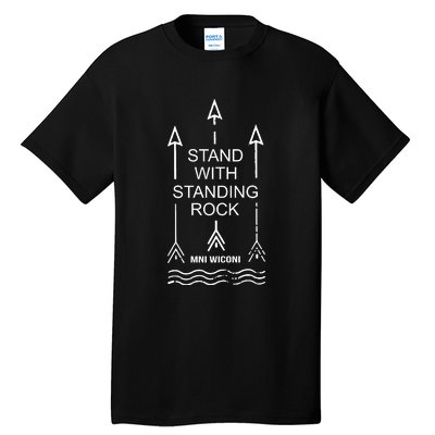 I Stand With Standing Rock Tall T-Shirt