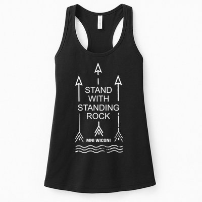 I Stand With Standing Rock Womens Tank Top