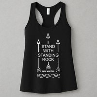 I Stand With Standing Rock Womens Tank Top