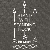 I Stand With Standing Rock Cotton Canvas Backpack