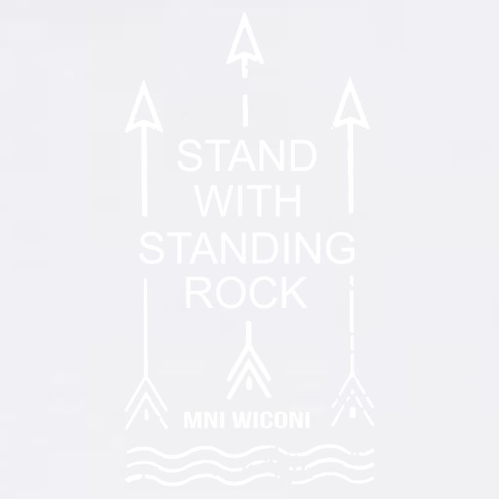 I Stand With Standing Rock Garment-Dyed Sweatshirt