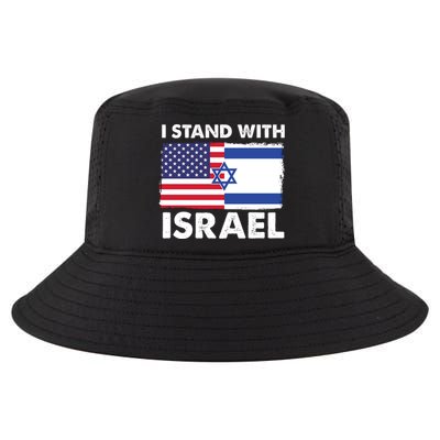 I Stand With Israel Usa Flag Cool Comfort Performance Bucket Hat