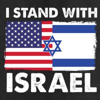 I Stand With Israel Usa Flag Cool Comfort Performance Bucket Hat