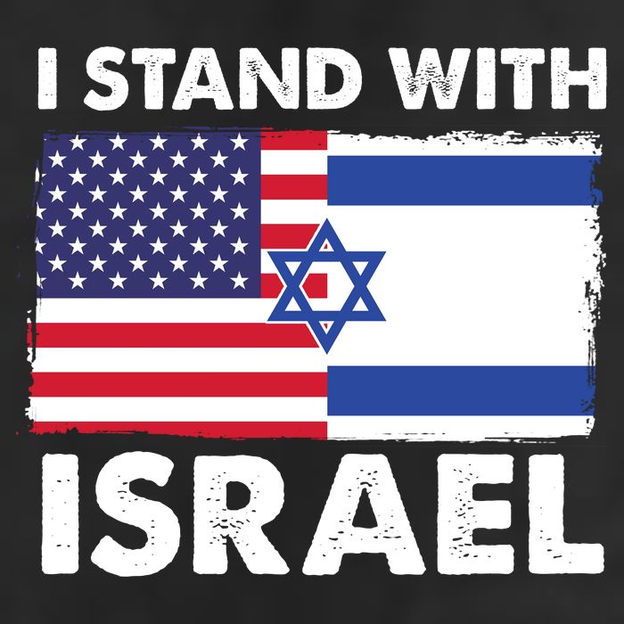 I Stand With Israel Usa Flag Cool Comfort Performance Bucket Hat