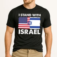 I Stand With Israel Usa Flag Performance Shirt