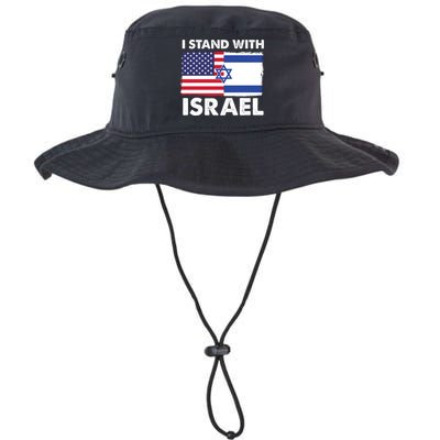 I Stand With Israel Usa Flag Bucket Hat