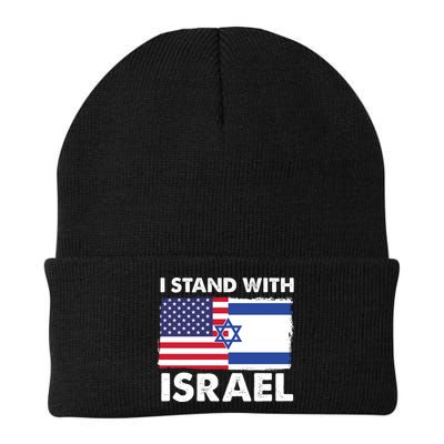 I Stand With Israel Usa Flag Beanie