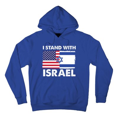 I Stand With Israel Usa Flag Hoodie