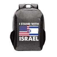 I Stand With Israel Usa Flag Vector Backpack