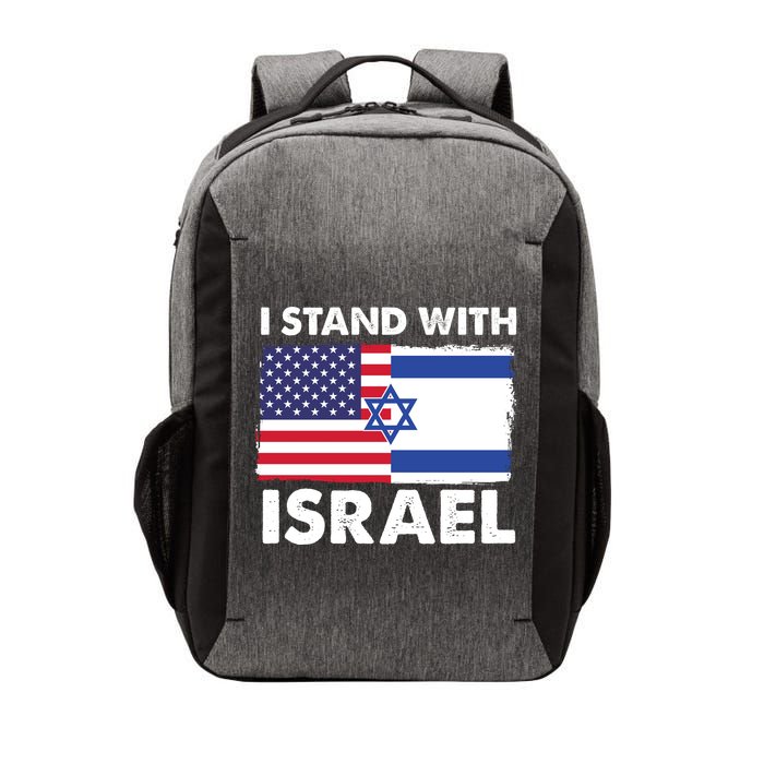 I Stand With Israel Usa Flag Vector Backpack