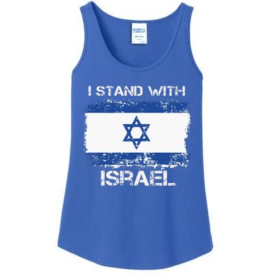 I Stand With Israel Support Israel Love Israeli Brotherhood Ladies Essential Tank