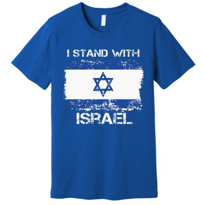 I Stand With Israel Support Israel Love Israeli Brotherhood Premium T-Shirt