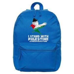 I Stand With Palestine For Their Freedom Free Palestine 16 in Basic Backpack