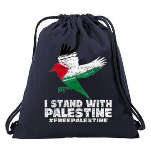 I Stand With Palestine For Their Freedom Free Palestine Drawstring Bag